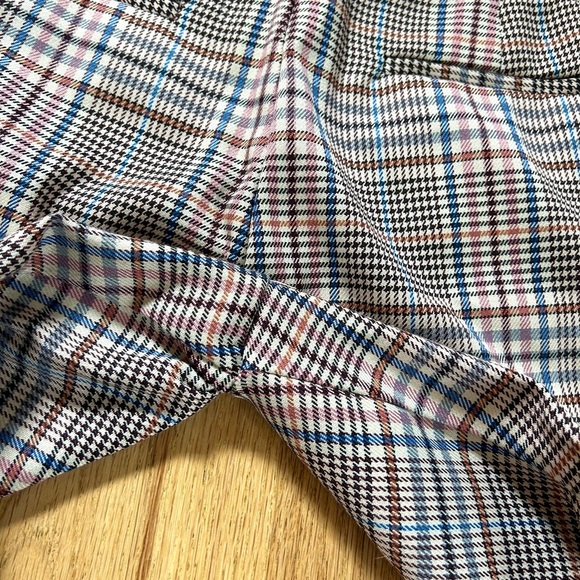 ANTHROPOLOGIE malcolm plaid tapered trouser pants dark academia menswear size 10 - Picture 8 of 11